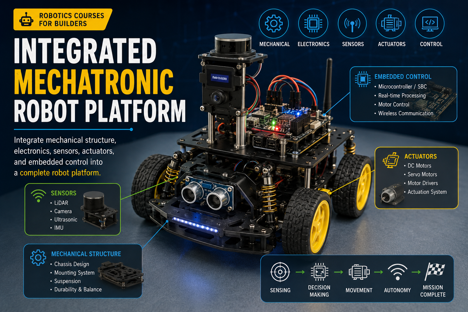 Integrated Mechatronic Robot Platform