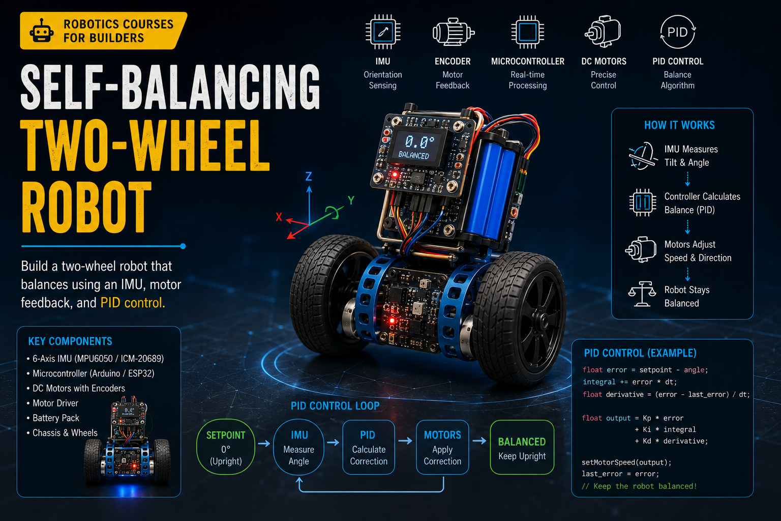 Self-Balancing Two-Wheel Robot